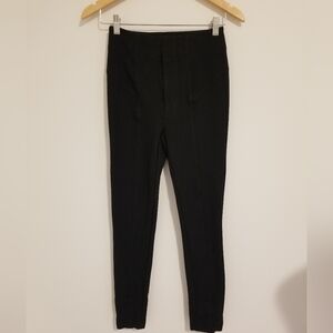 Free People Women's Size 0 Black Pull-On Ponte Pants